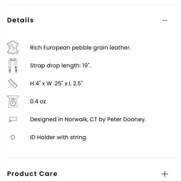 Dooney & Bourke Pebble Grain ID Lanyard NWT - Picture 5 of 6